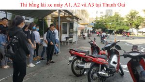 Thi Bang Lai Xe May A1 A2 A3 Tai Thanh Oai